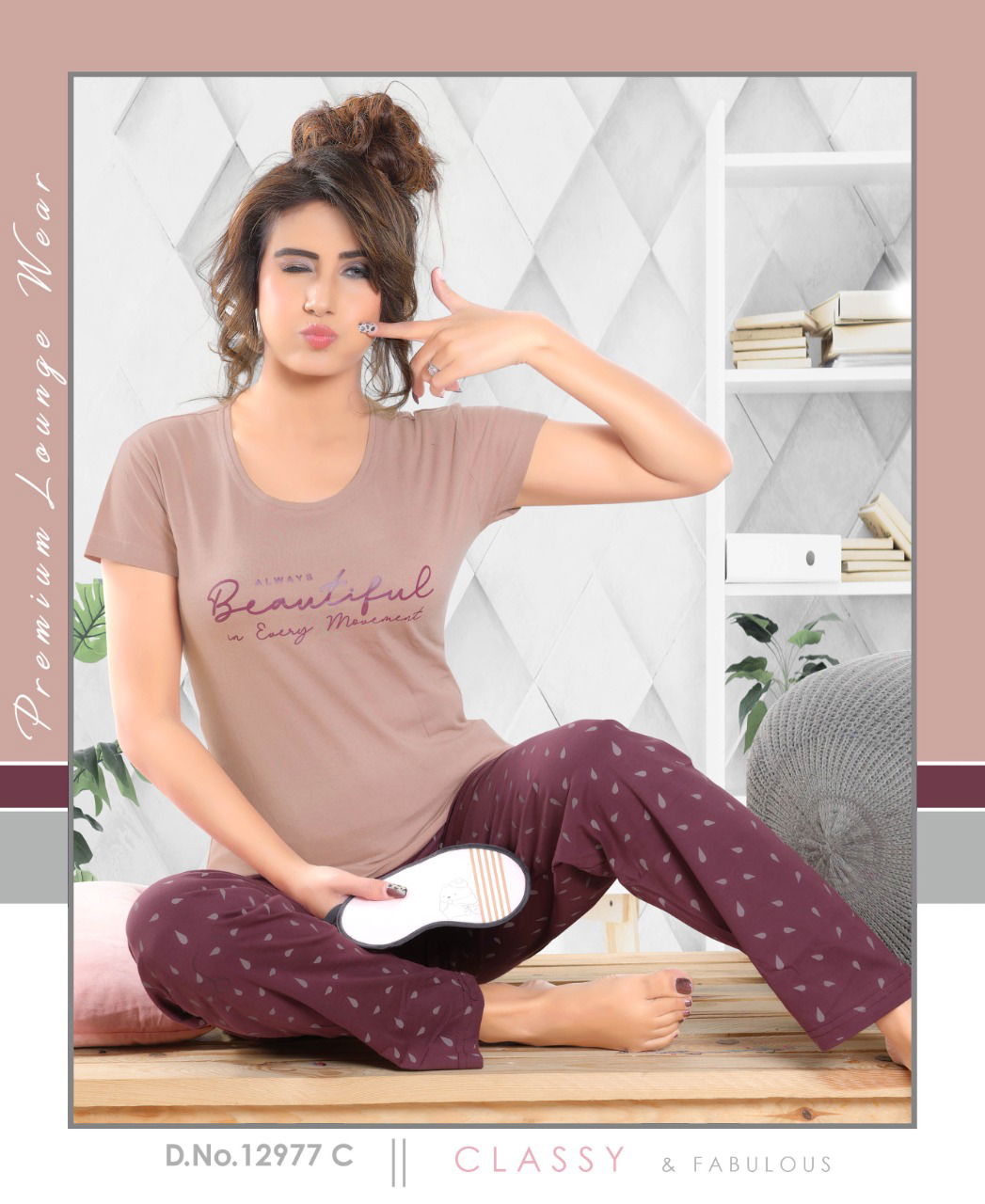 Night Wear Hosiery Cotton Wholesale Night Suits